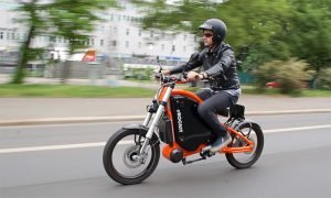 Erockit eROCKIT electric motorcycle has pedals, and can go 55 mph