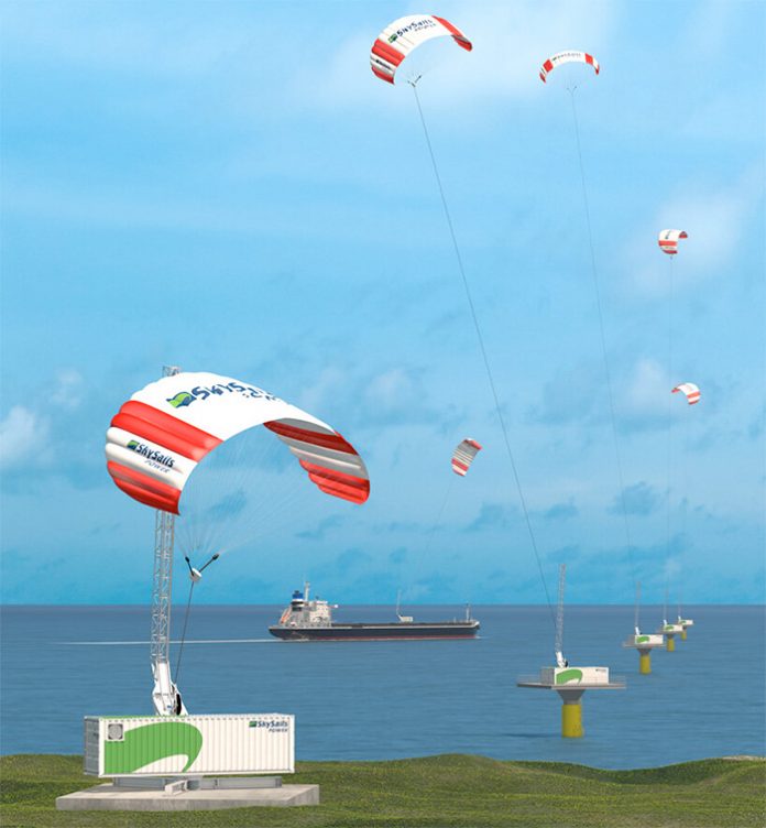 SkySails power kites harvest wind energy at high altitudes