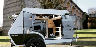 Kuckoo Camper Emma Glass Door Teardrop Trailer