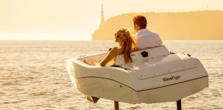 Electro Nautic WaveFlyer Volare Wave-Skimming Hydrofoil