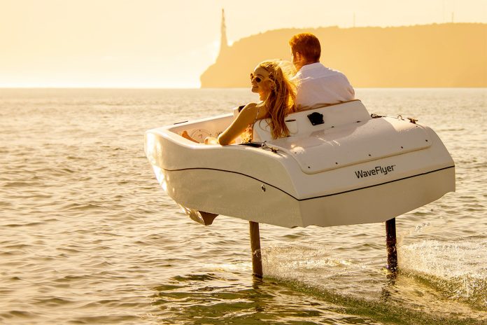 Electro Nautic WaveFlyer Volare Wave-Skimming Hydrofoil