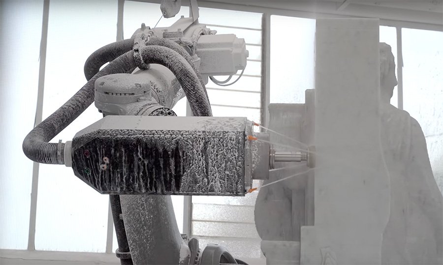 Robotor Robot Chisel at Work