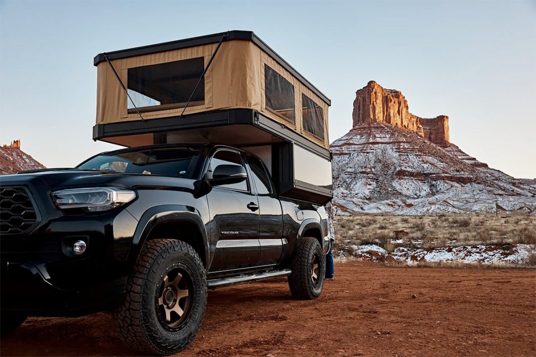 Tune M1 camping topper Innovative flared design with panoramic views