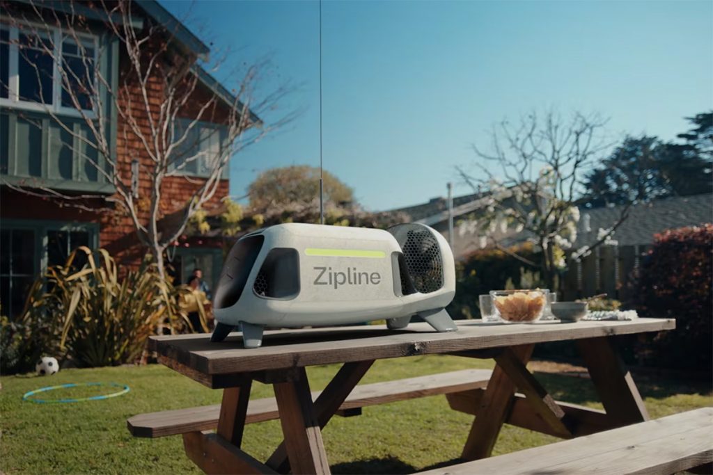 Zipline unveils Platform 2 drone delivery service with selfsteering droids