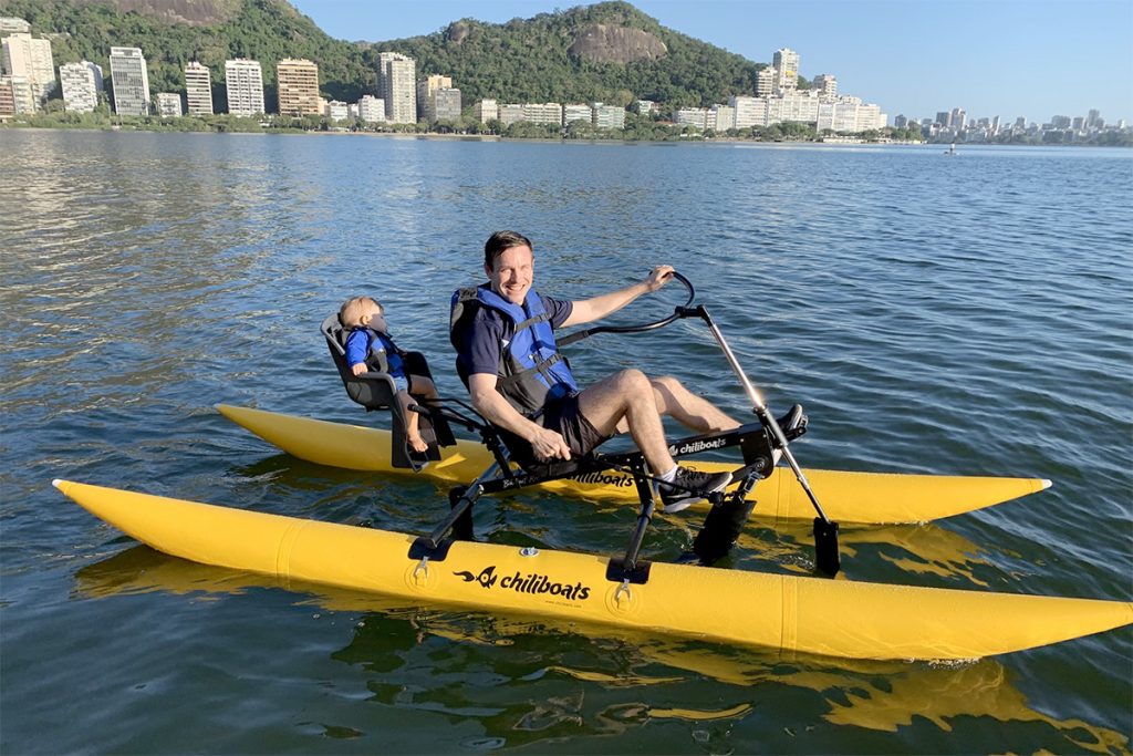 Water Riding Boat Skim across the water on these high-performance waterbikes