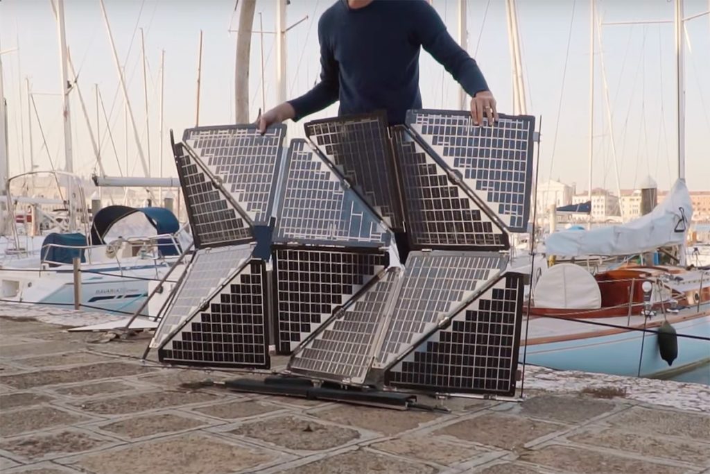 Foldable origami solar panels are a portable solution for offgrid