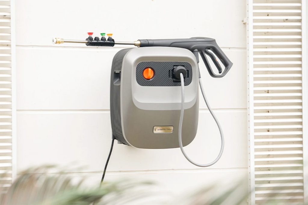Giraffe Tools launches its newest wallmounted pressure washer model