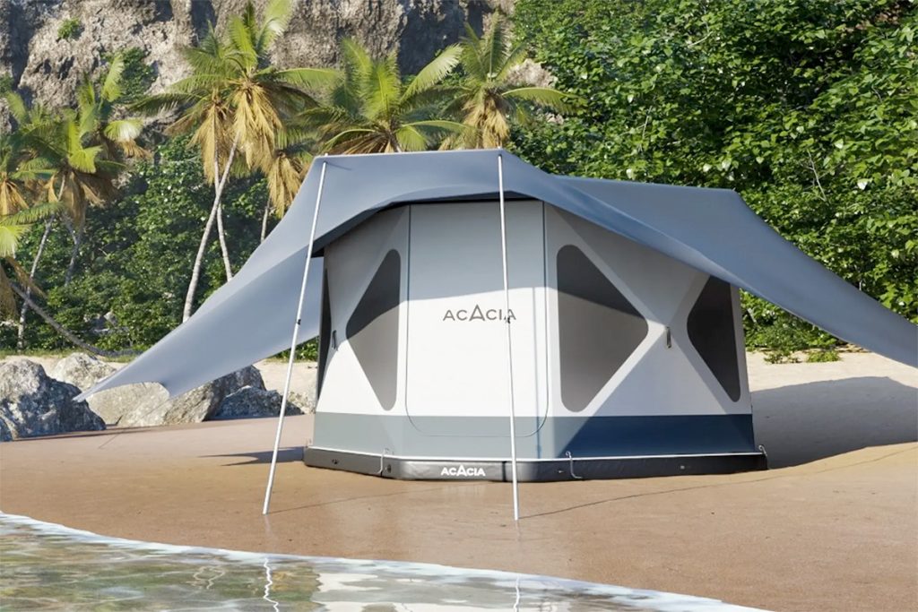 Tent ACACIA Space Canopy - 3-Season Camping Tarp With Poles