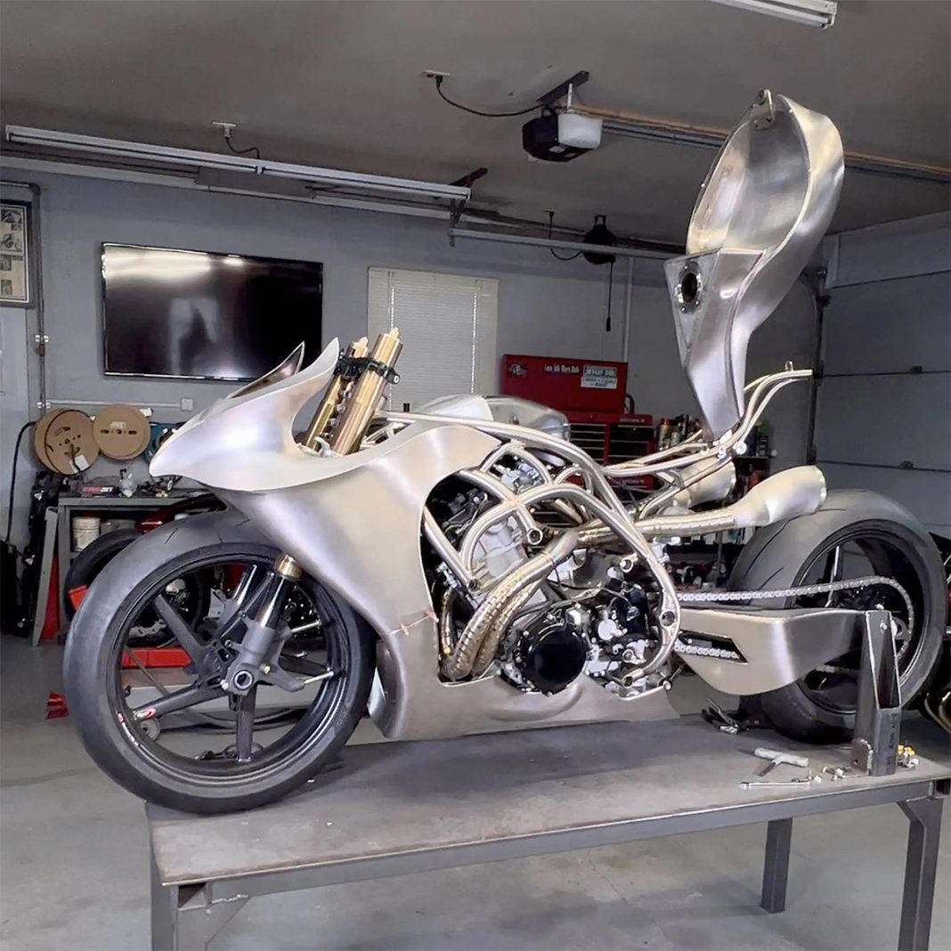 Titanium First Shell World's first all-titanium motorcycle
