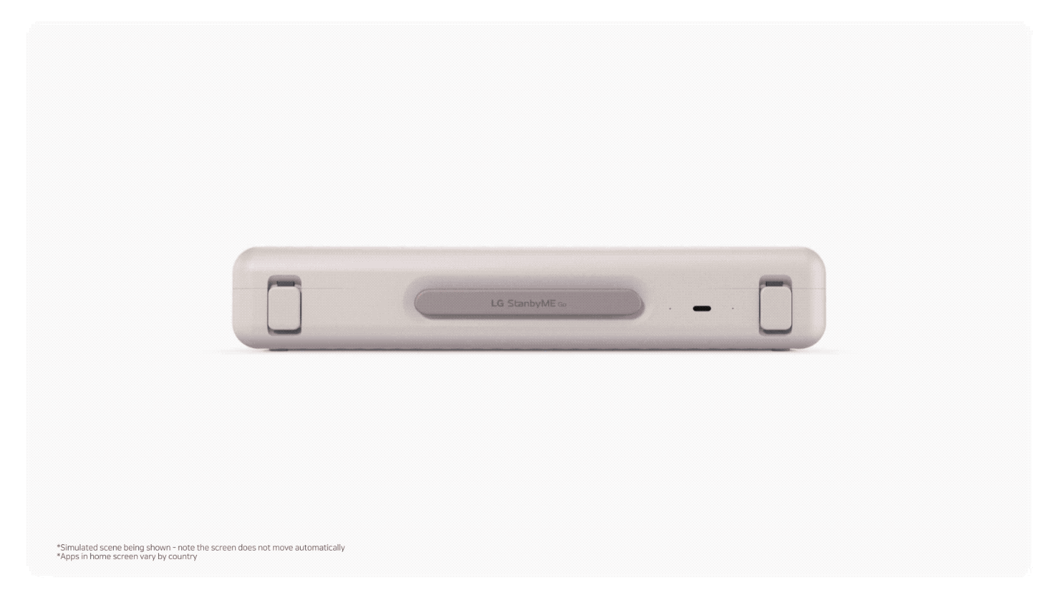 LG StanbyME Go TV in Suitcase