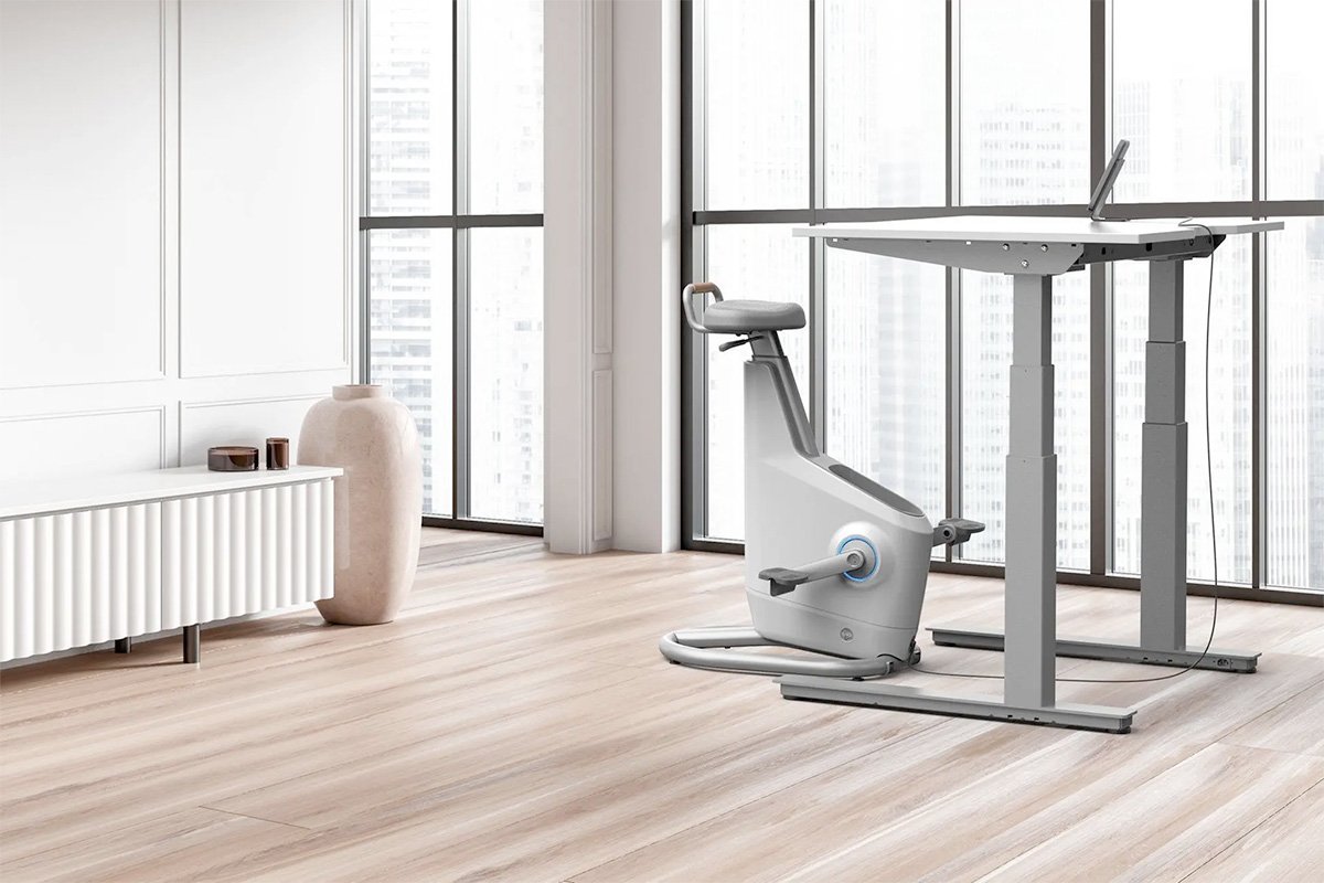 LifeSpan Fitness Ampera Desk Bike Height