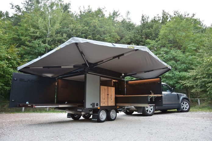 Schwarz Blackcamp FREEda Camping Trailer