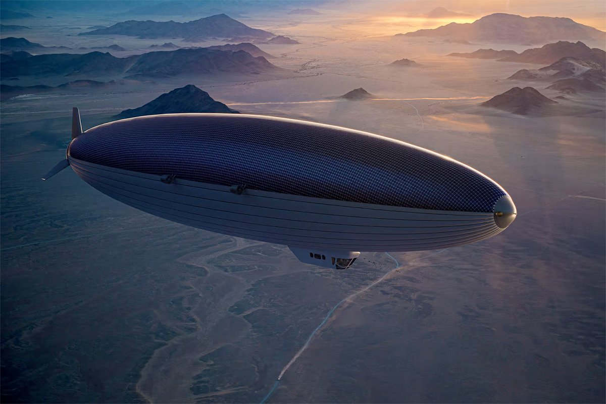 Solar Airship One Circumnavigate Globe Hydrogen Fuel Cell