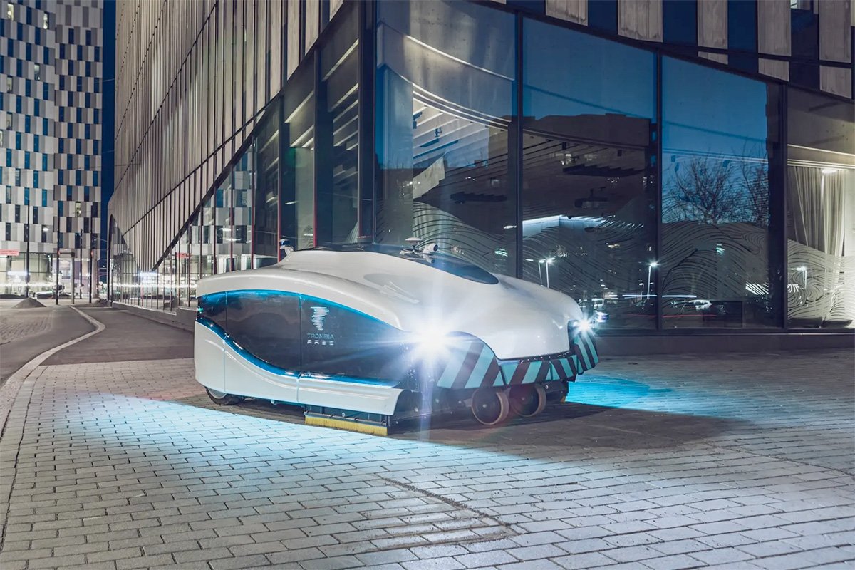 Trombia Free Autonomous Street Sweeper Helsinki Pilot