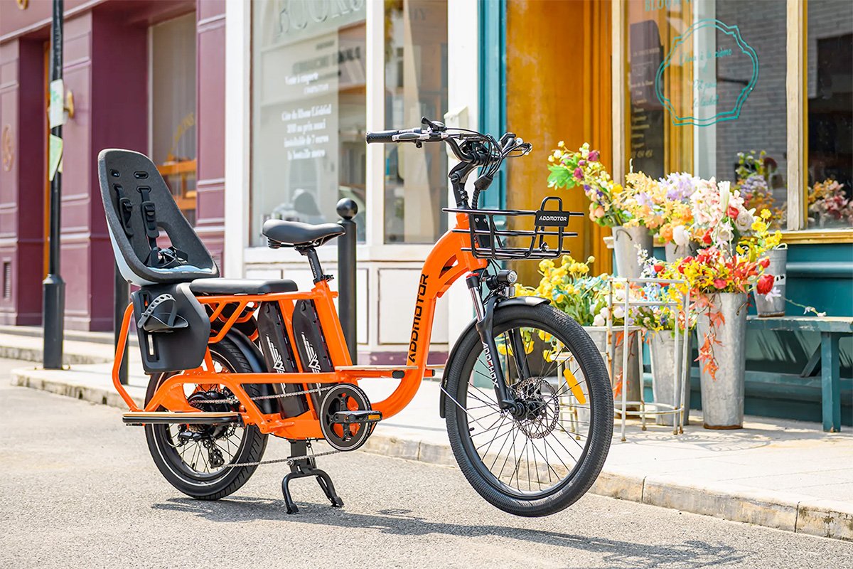 Addmotor Graoopro Cargo eBike Child Seat Front Basket