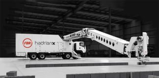 FBR Next-Gen Hadrian X Bricklaying Robot