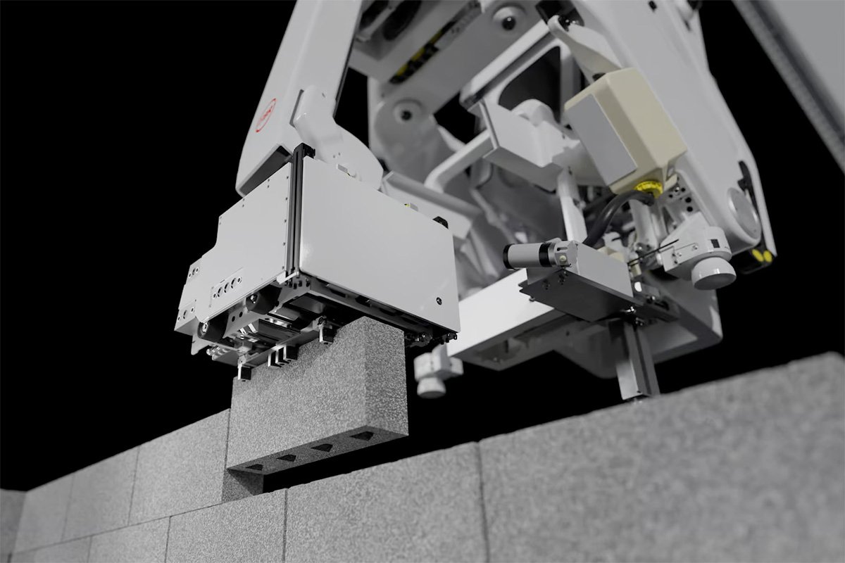 FBR Next-Gen Hadrian X Bricklaying Robot Construction Adhesive