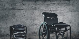 Folding-wheel Carry-on-Revolve Air Wheelchair