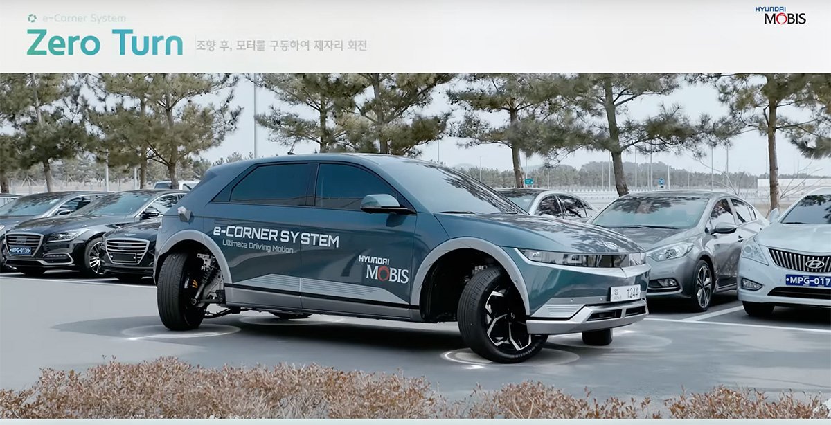 Hyundai Mobis E-Corner System Zero Turn