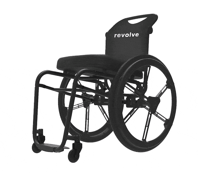 Revolve Air Wheelchair Patented Folding System