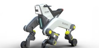 Suzuki MOQBA 4-legged Stair-climbing Motorcycle