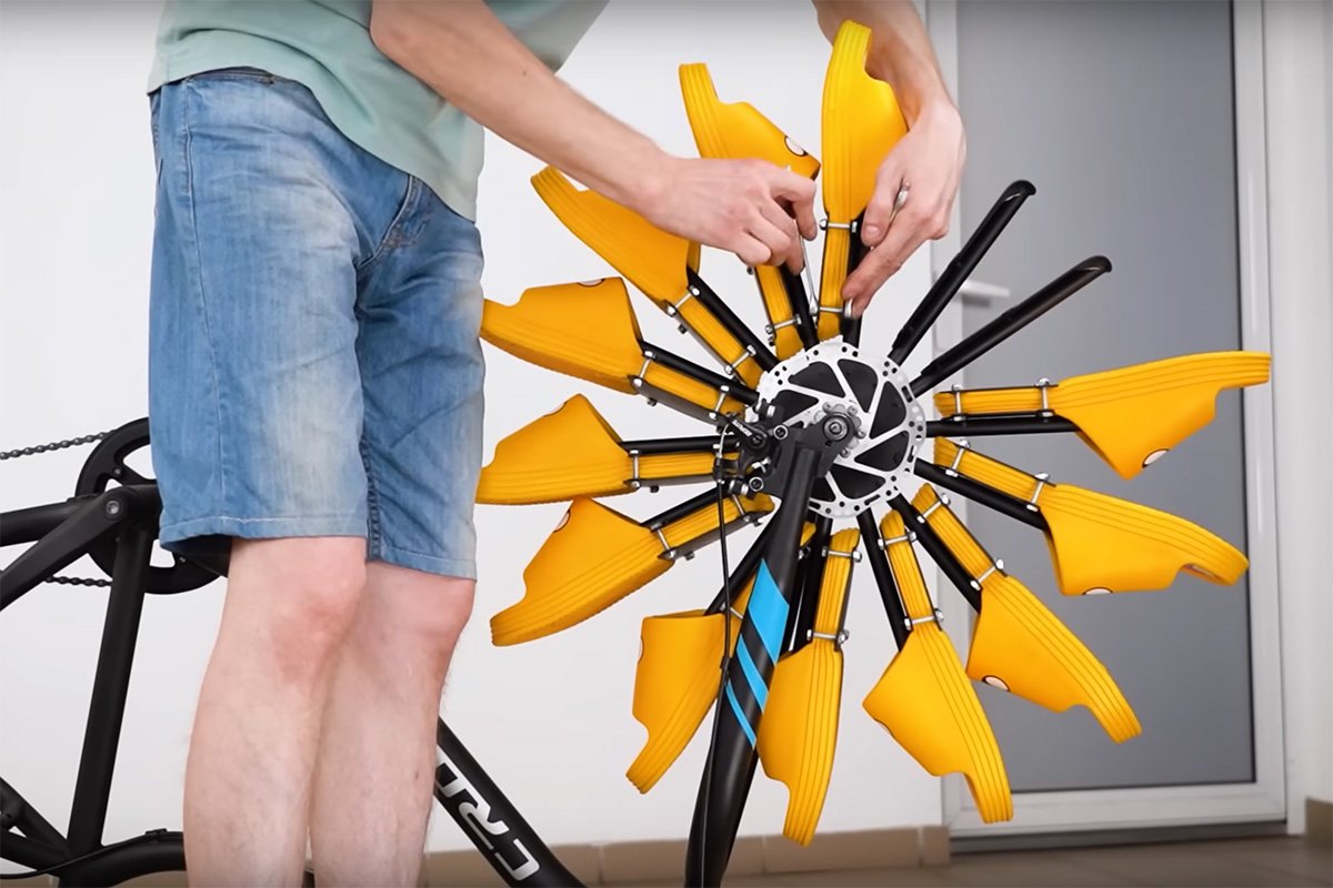 The Q Slippers Bicycle Wheel