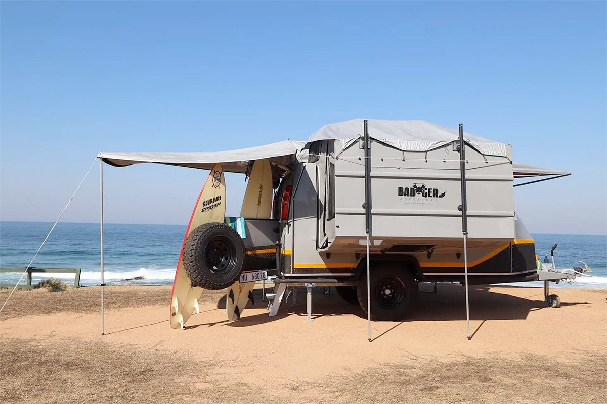 Badger Extreme Expanding Camping Trailer Telescopic Legs