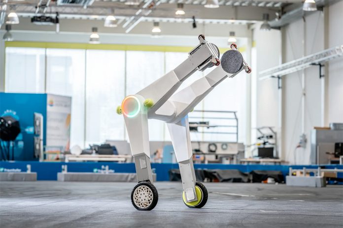 Fraunhofer Self-balancing evoBOT Logistics Robot