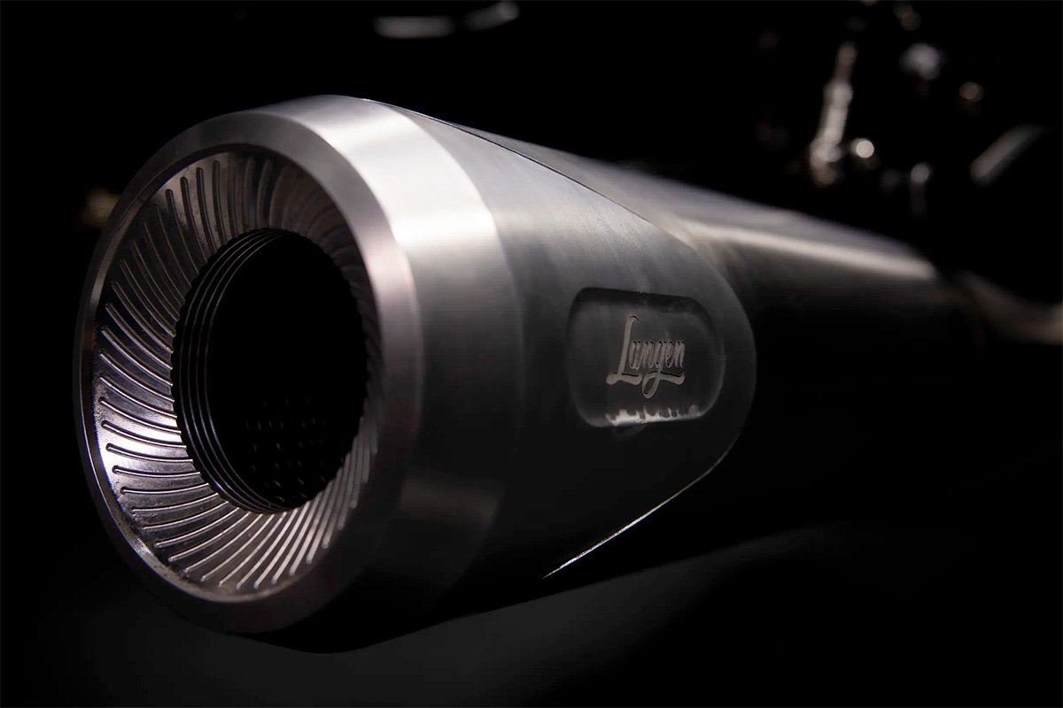 Langen Lightspeed V-Twin Motorcycle Exhaust Tip