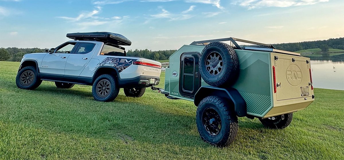 ROC ALD09 Composite Teardrop Trailer Towing