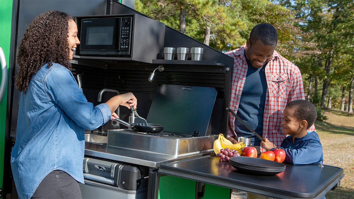 SylvanSport VAST Camper Trailer Kitchen Components