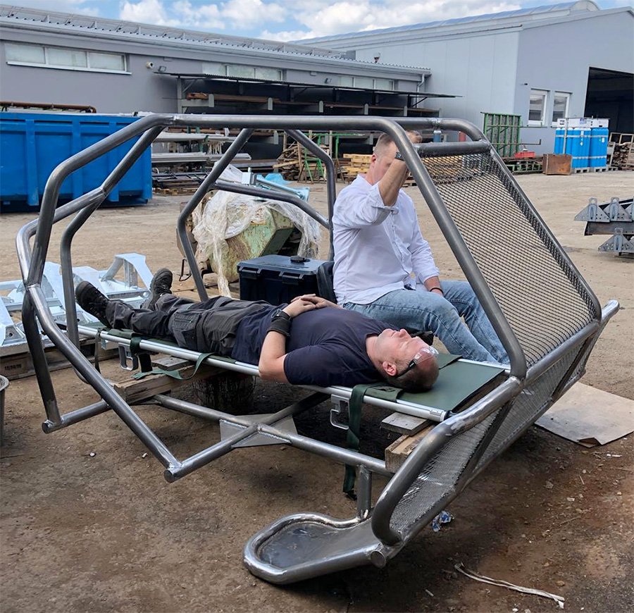The Life Chariot MEDEVAC Off-road Trailer Steel Cage