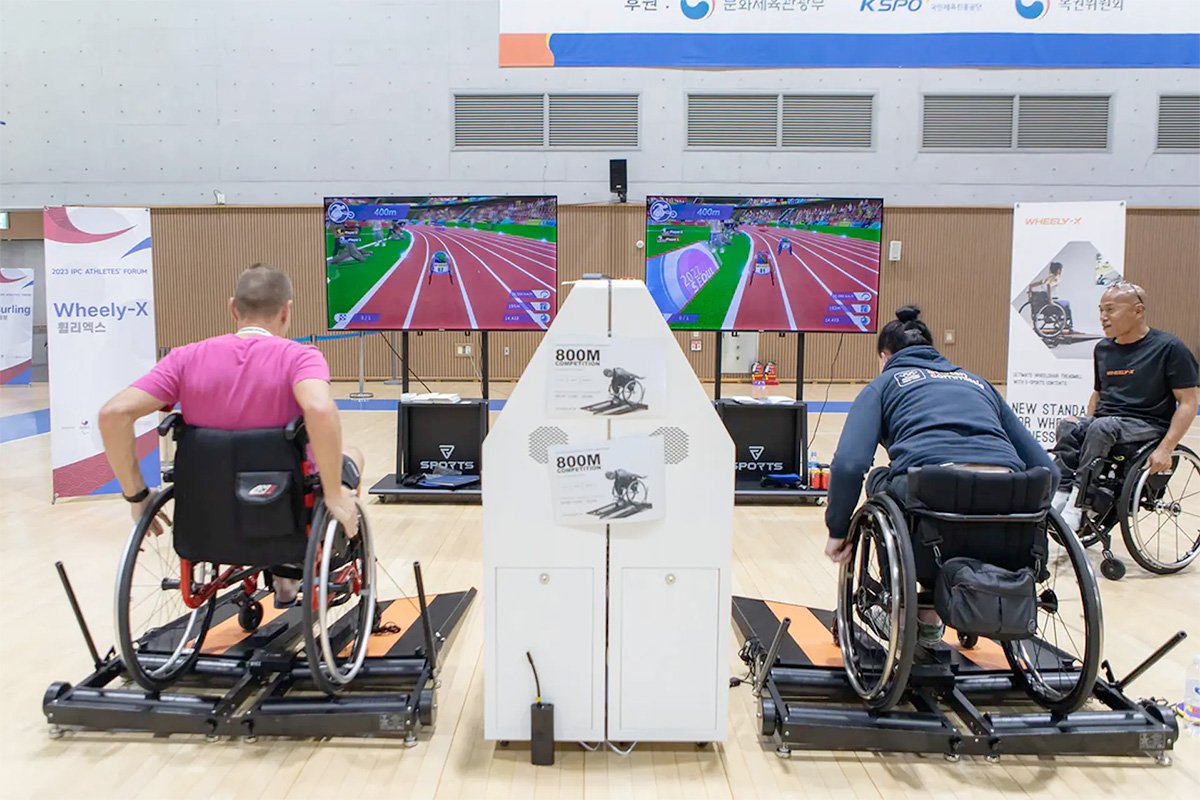 Wheely-X Home Cardio Trainer Wheelchair Users Racing