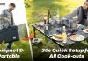 AroundFire Portable Grill Table