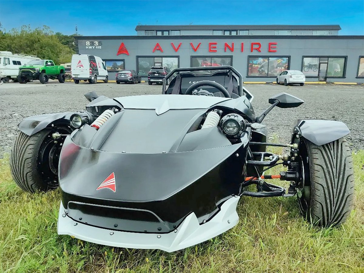 Avvenire Leggera Three-wheeled Roadster EV Deliveries