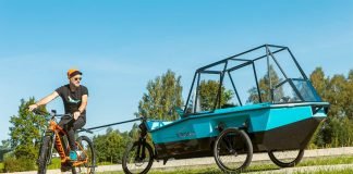 BeTriton eBoat Camper eBike Trailer
