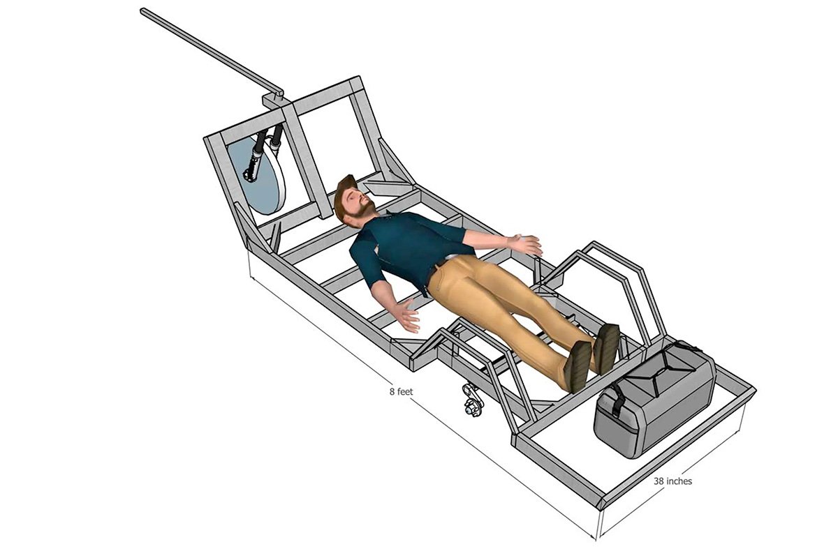 Cyberdrop eBike Trailer Inner Dimensions
