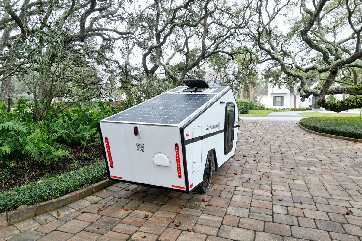 Cyberdrop eBike Trailer Solar Array