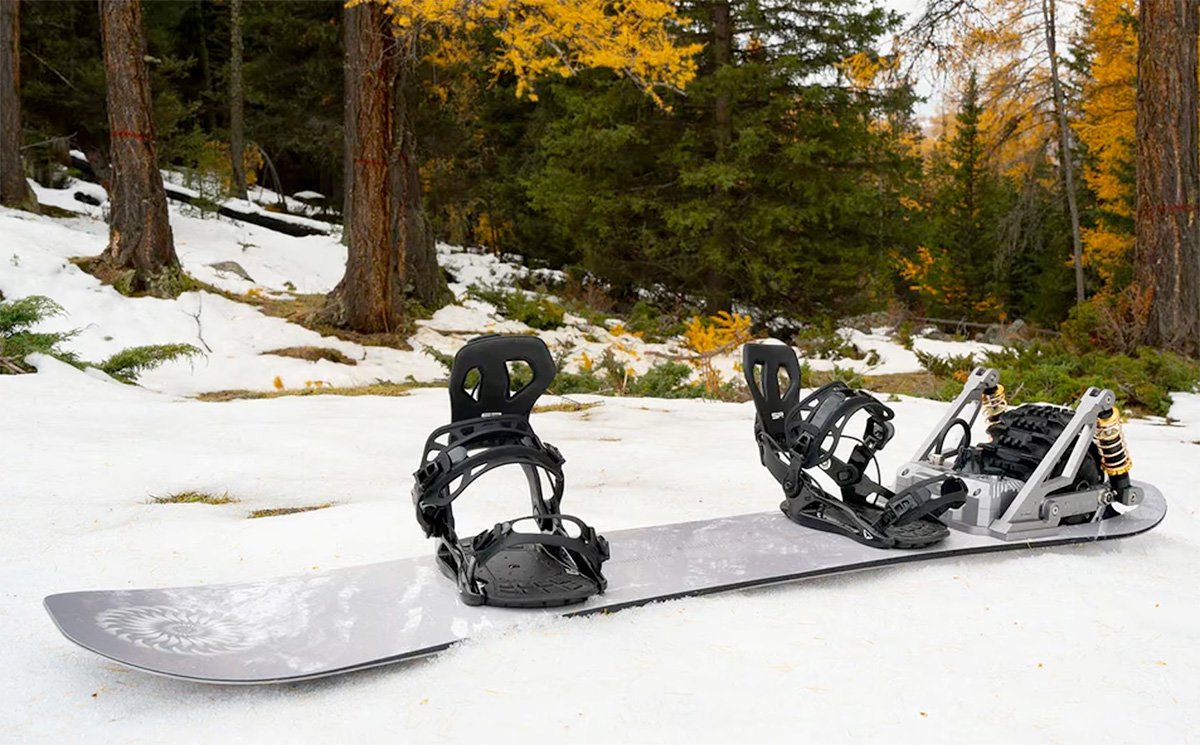 Cyrusher Ripple Electric Snowboard Wood Core Camber Profile