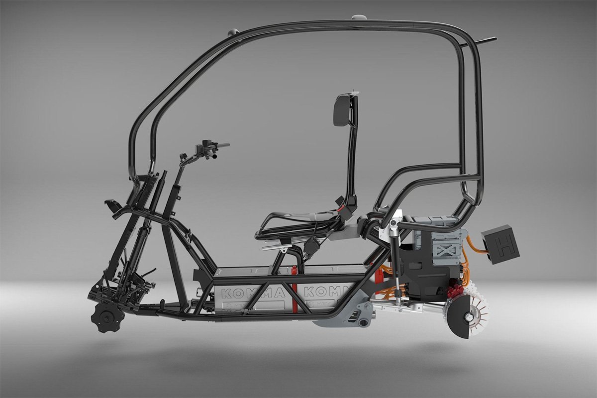 Granstudio Komma Compact EV Chassis Render