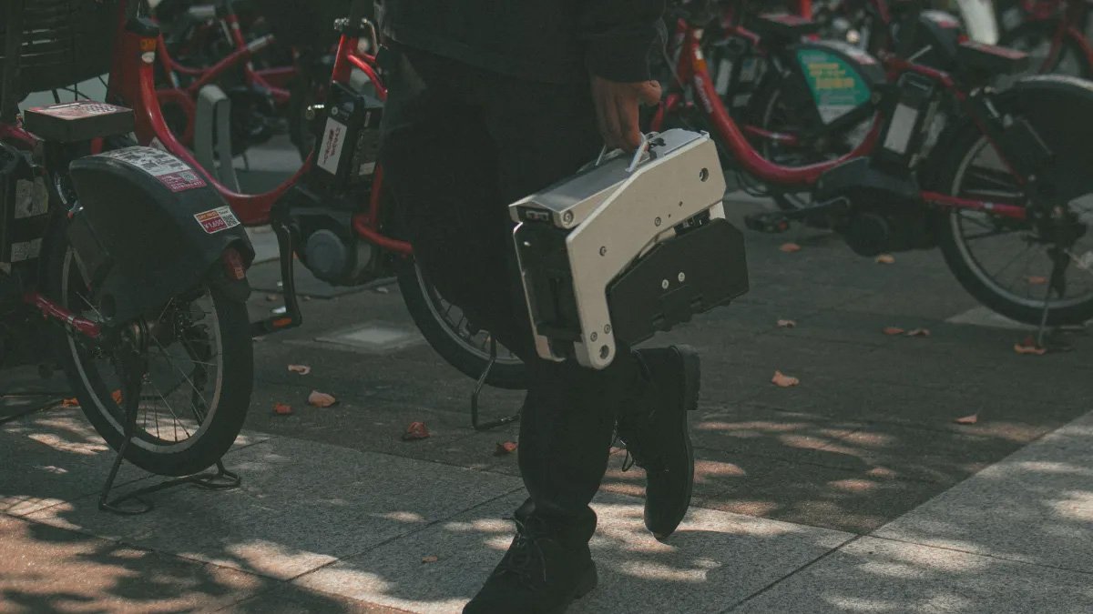 Shimizu Arma Folding Electric Scooter Grab Handle