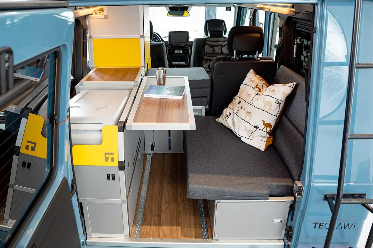 Tecrawl Mercedes G-Camper Floor Plan