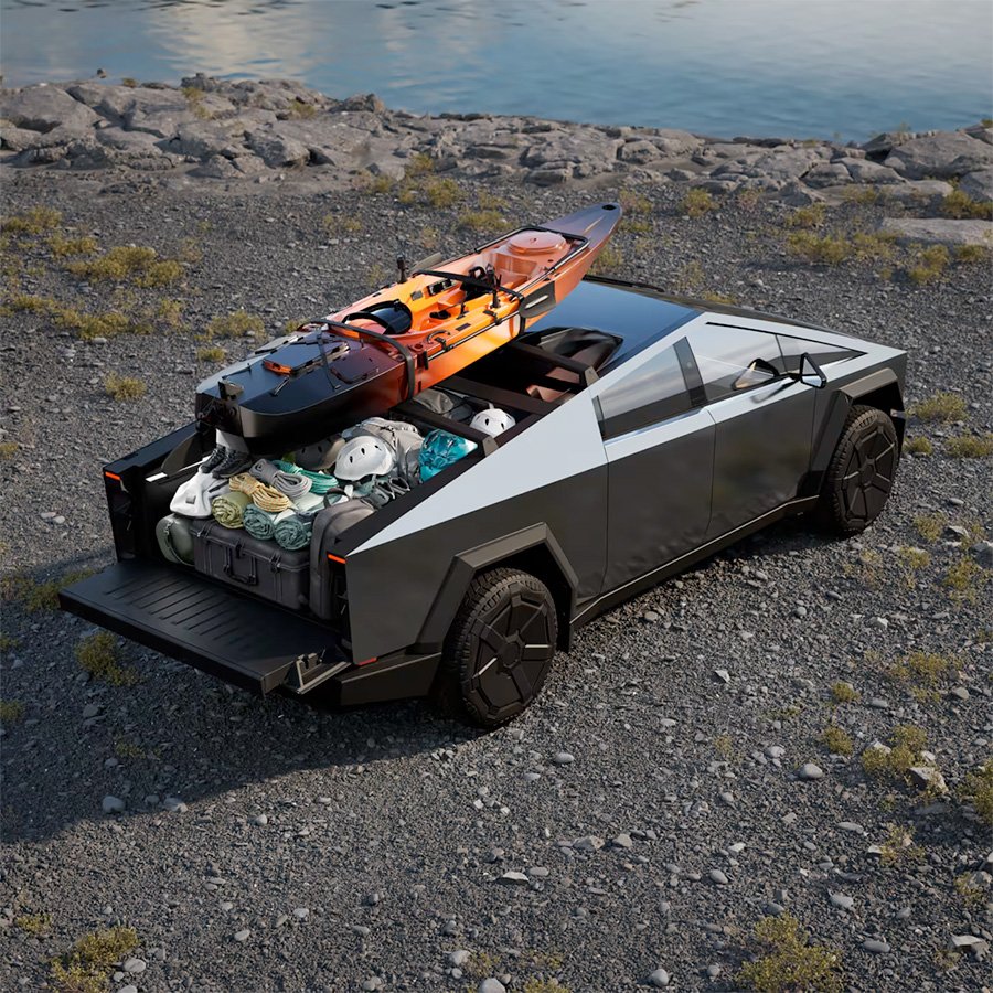 Tesla Cybertruck Load it Up