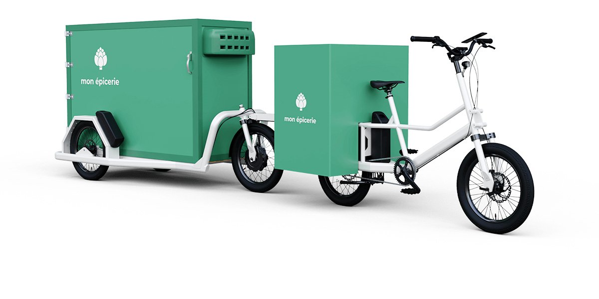 pelicanTrain eBike Cargo Train Commerce Catering