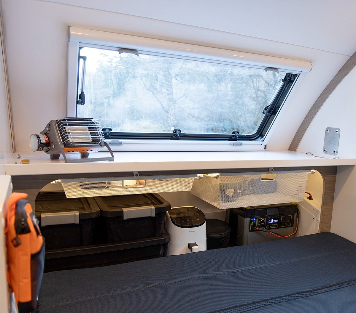 Bean Stock 2.0 Teardrop Trailer Interior