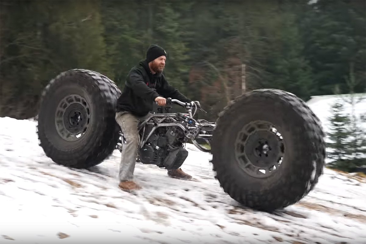 Grind Hard Monster Chopper Test Ride