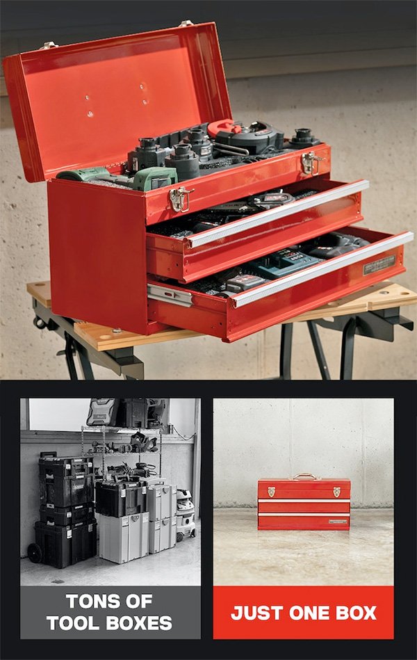 Maker Pro 17-in-1 Multipurpose Tool Set Toolbox