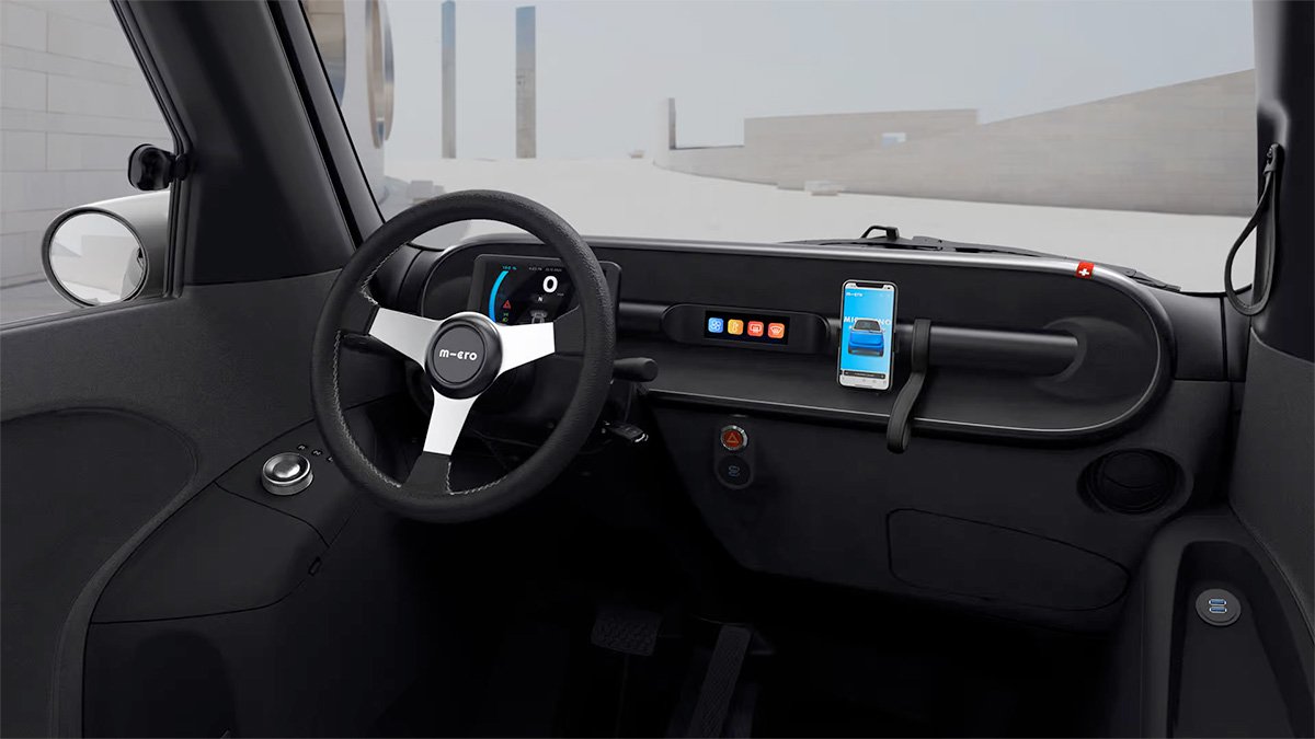 Microlino Lite Electric Micro-car Dashboard
