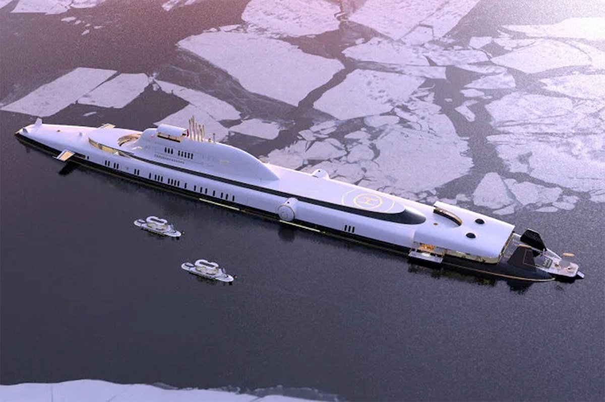 Migaloo M5 Submersible Superyacht Customize