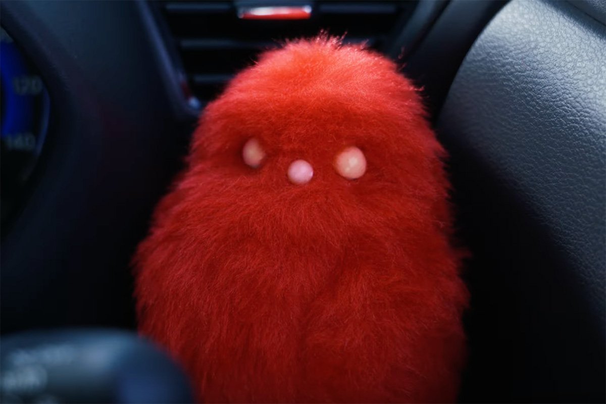 Nissan Furry Iruyo Dashboard Robot Sleeping
